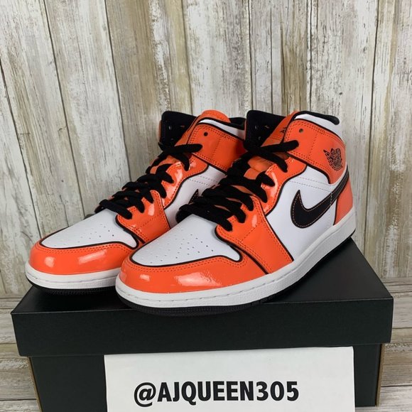 Air Jordan 1 Mid Turf Orange Men’s - Picture 5 of 9